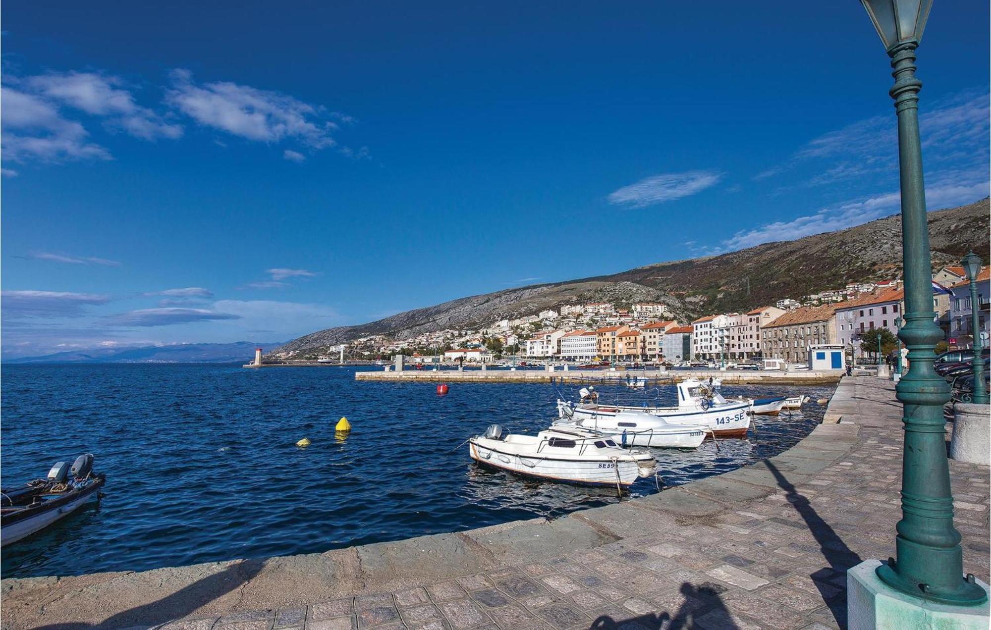 Stunning Apartment In Senj With House Sea View Bagian luar foto